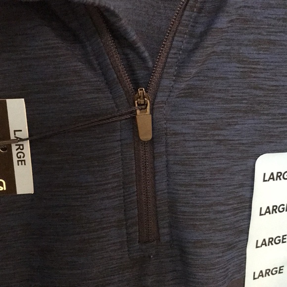 GapFit Active Half Zip, Blue, Mens Large - Picture 4 of 7